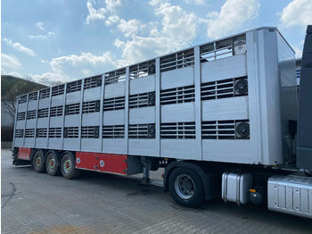 Polprikolica za prevoz živine LeciTrailer 3E20 Tier- Viehtransport 3 Achse 3 Stock: slika 1