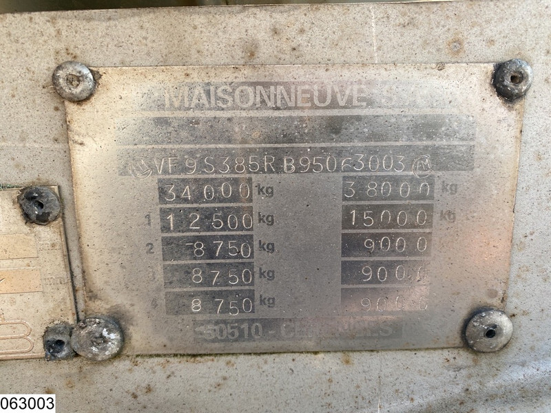 Polprikolica cisterna MAISONNEUVE Bitum 30000 Liter, 1 Compartment: slika 14
