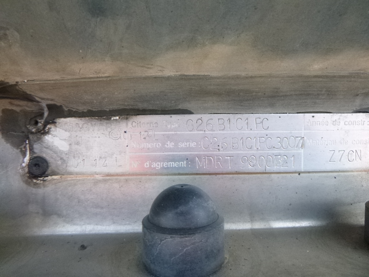Polprikolica cisterna za transport bitumena Magyar Bitumen tank inox 31 m3 / 1 comp ADR 10-04-2023: slika 19