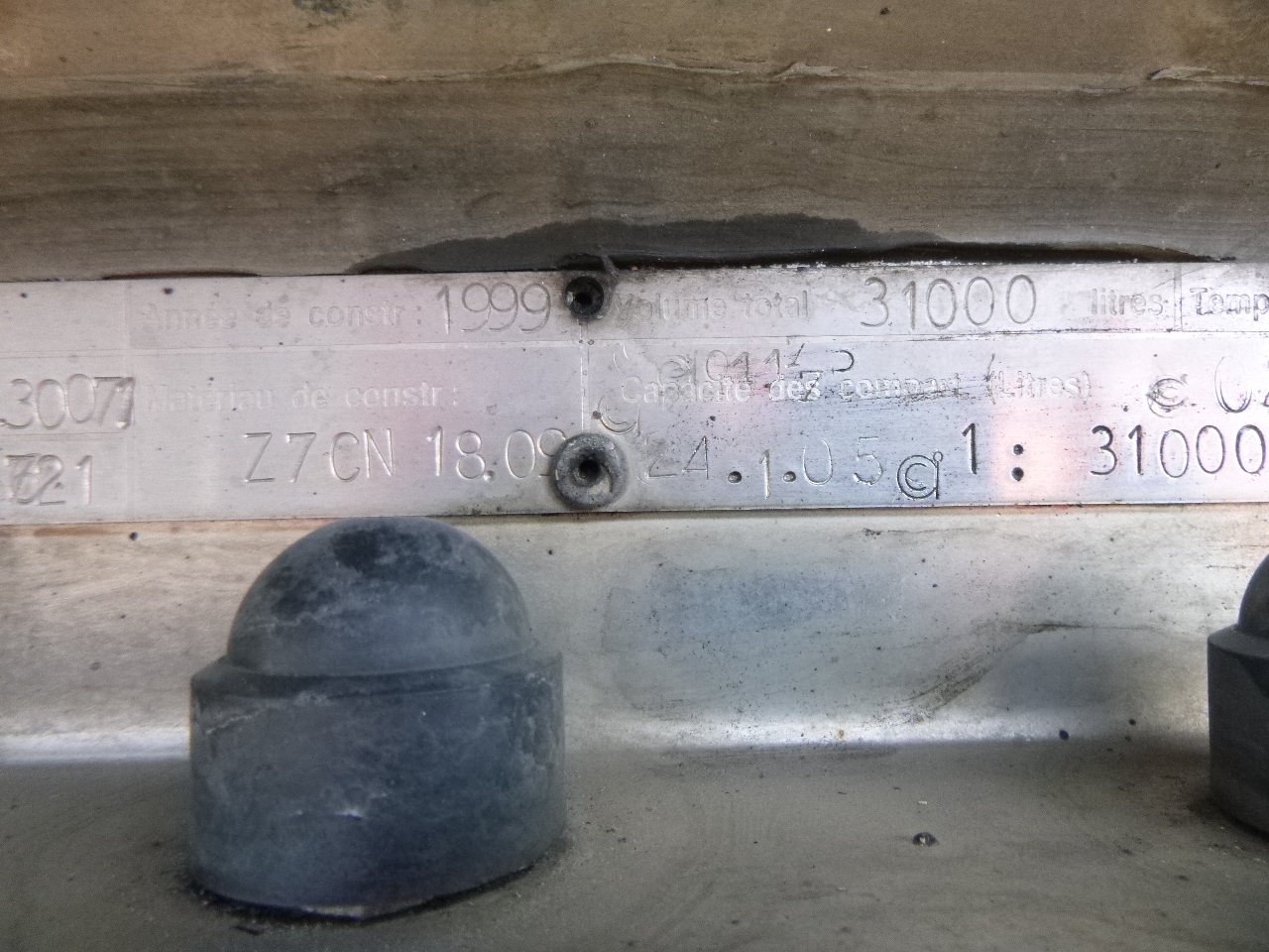Polprikolica cisterna za transport bitumena Magyar Bitumen tank inox 31 m3 / 1 comp ADR 10-04-2023: slika 20