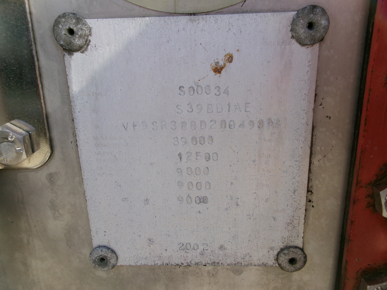 Polprikolica cisterna za transport bitumena Magyar Bitumen tank inox 32 m3 / 1 comp + ADR: slika 13