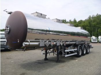 Polprikolica cisterna za transport kemikalij Magyar Chemical tank inox 33.6 m3 / 4 comp: slika 1