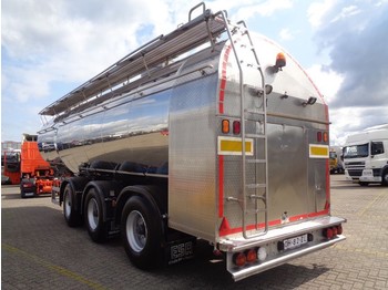 Polprikolica cisterna za transport mleka Magyar MILK TRAILER + 34.000 LITER + INOX + RMO + 3 BPW AXLE + NL TRAILER: slika 1