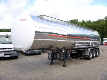 Polprikolica cisterna za transport goriva Magyar Oil / fuel tank inox 36 m3 / 7 comp: slika 1
