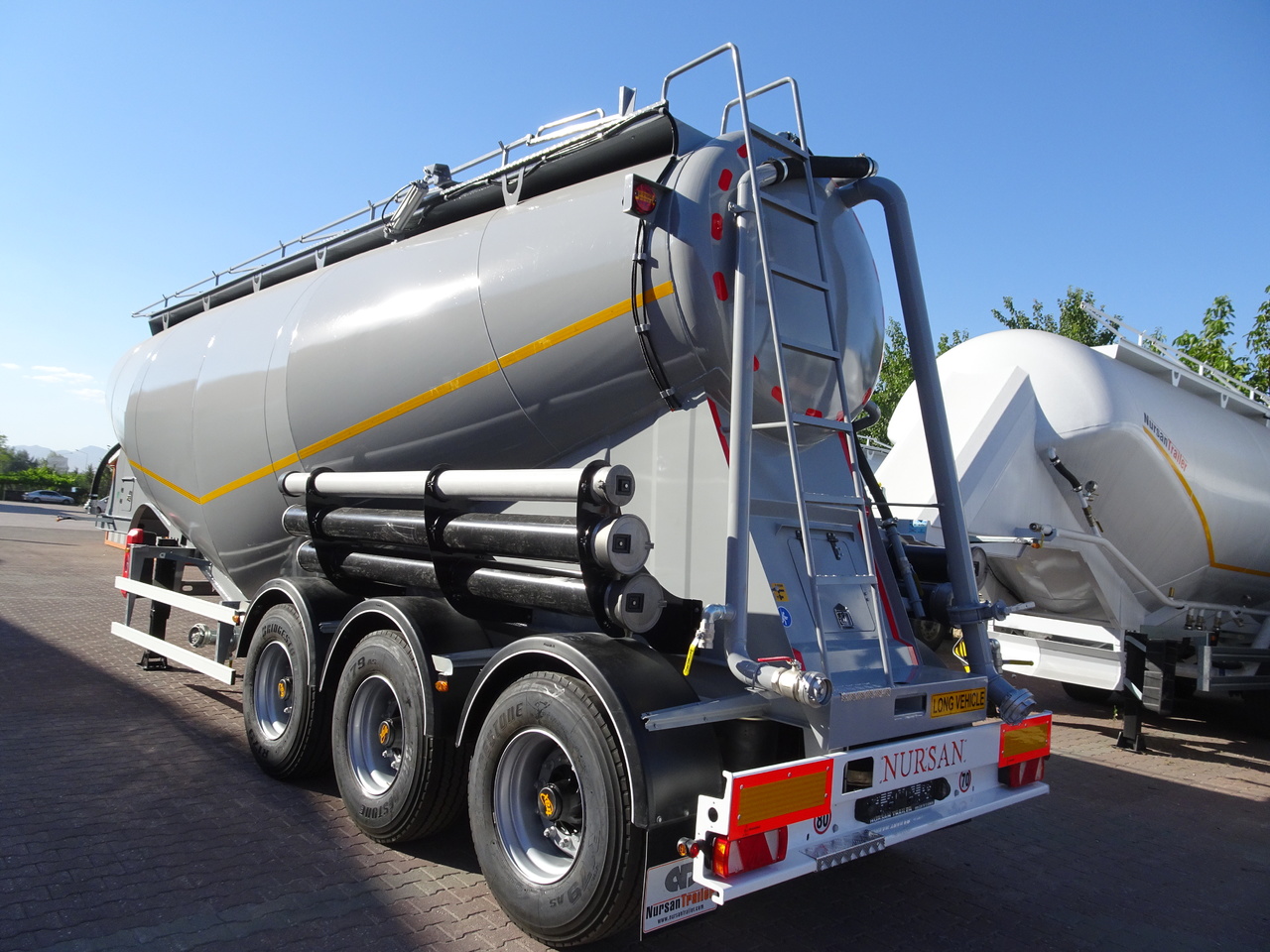 Nov Polprikolica cisterna za transport cementa NURSAN Cement Bulker: slika 10