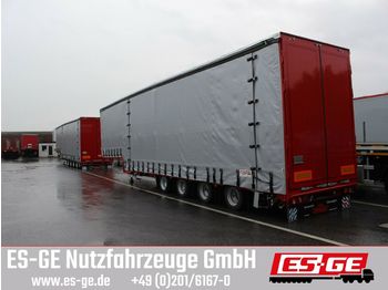 Nizko noseča polprikolica Dinkel 4-Achs-Jumbotieflader - Flügeltüren