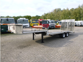 Veldhuizen Semi-lowbed trailer (light commercial) P37-2 + ramps + winch - Nizko noseča polprikolica
