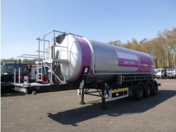 Polprikolica cisterna za transport hrane OKM / Feldbinder Powder / food tank alu 37 m3 (tipping): slika 1