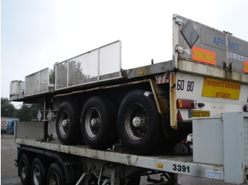 Plato polprikolica Fruehauf 3-axle platform 8.5M