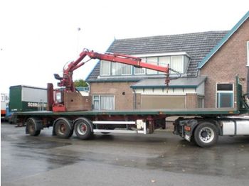 Floor 3ass stenentrailer + Hiab 165R - Polprikolica s kesonom