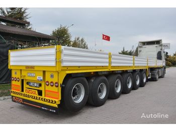 Polprikolica s kesonom OZGUL 6 AXLE PLATFORM SEMI TRAILER