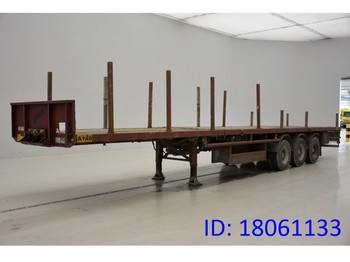 Polprikolica s kesonom Van Hool Extendable platform trailer