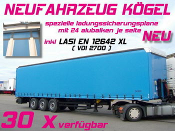 Kögel SNCO 24 / MAXX LASI EN 12642 XL / SAF mehrfach - Polprikolica s ponjavo