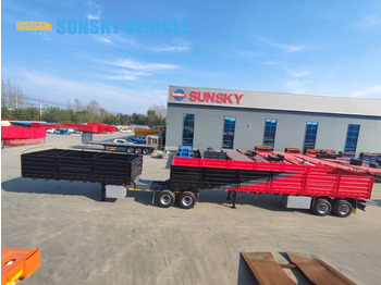 Nov Polprikolica s kesonom za transport kontejnerjev SUNSKY superlink trailer for sale: slika 4