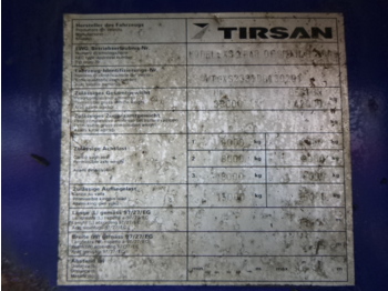 Polprikolica s kesonom Tirsan 3 axle Platform trailer: slika 3