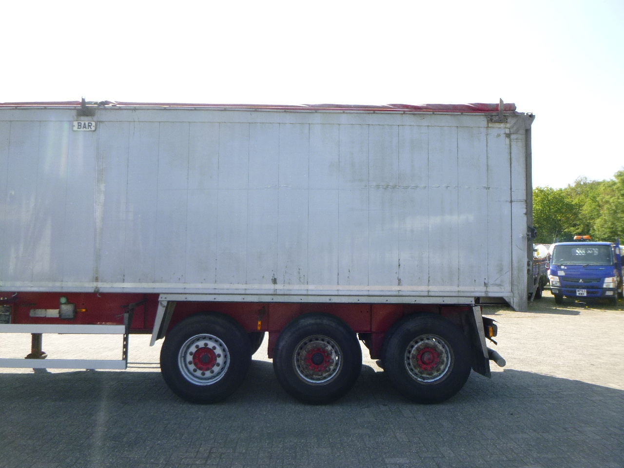 Kiper polprikolica Wilcox Tipper trailer alu 55 m3 + tarpaulin: slika 5