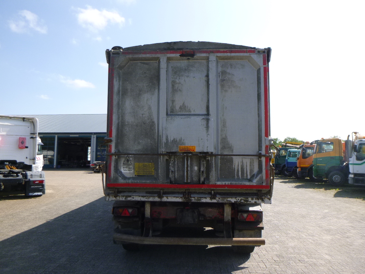 Kiper polprikolica Wilcox Tipper trailer alu 55 m3 + tarpaulin: slika 6