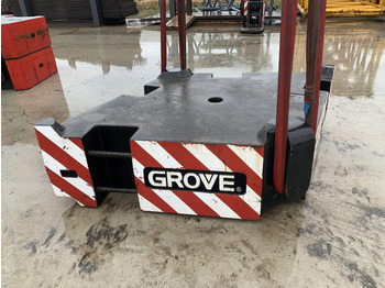 Grove Grove GMK 6400 counterweight 10 ton - Protiutež