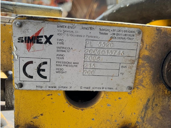 Priključek za Stroj za asfalterska dela SIMEX PL5520: slika 2
