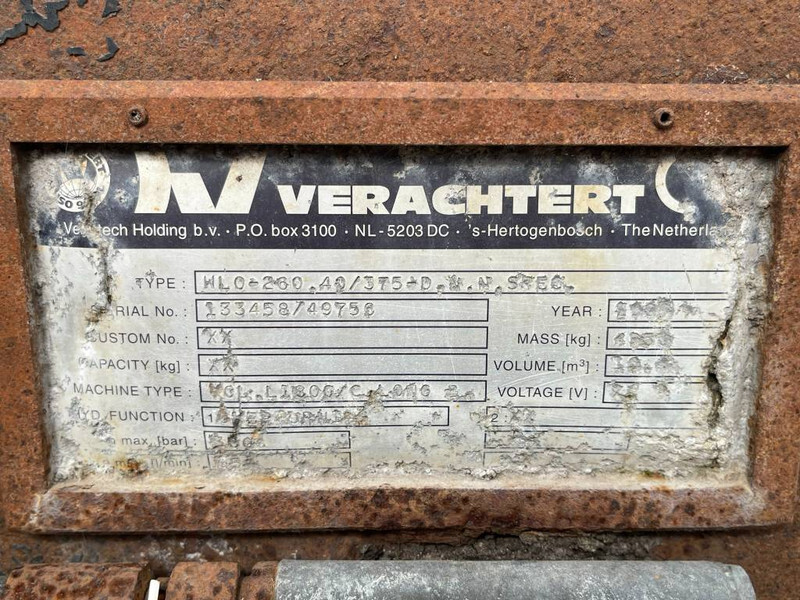Žlica za Gradbeni stroj Verachtert High Lift Bucket - CAT 966 / 972: slika 8