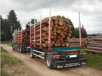 Nov Prikolica za prevoz lesa Ebert KHA 18 Kurzholz-Anhänger NEU: slika 2
