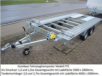 Nov Prikolica avtotransporter Humbaur - FTK274020 Fahrzeugtransporter Autotransporter: slika 1