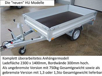 Nov Avtomobilska prikolica Humbaur - HU132314 Hochlader gebremst 1,3to: slika 1
