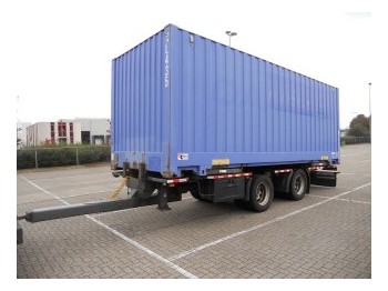 GS Meppel BDF met bak! incl. Container - Kontejnerska prikolica/ Prikolica z zamenljivim tovoriščem