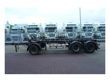 Groenewegen 20ft container trailer 20 CCA-9-18 - Kontejnerska prikolica/ Prikolica z zamenljivim tovoriščem