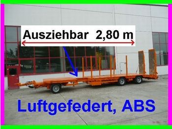 Müller-Mitteltal 3 Achs Tieflader  Anhänger 2,80 m ausziehbar - Nizko noseča prikolica