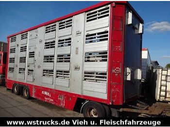 Finkl 3 Stock  Hubdach Vollalu  8,30m  - Prikolica za prevoz živine