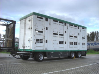 MENKE-JANZEN TFA 24 / 3 Stock / 3 Achsen  - Prikolica za prevoz živine
