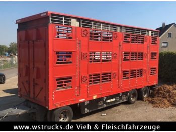 Pezzaioli RBA 32  3 Stock , Hubdach  - Prikolica za prevoz živine