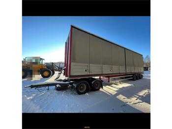 Kilafors 3 axle semi trailer with 2014 Parator SD 18 dolly - Prikolica zabojnik