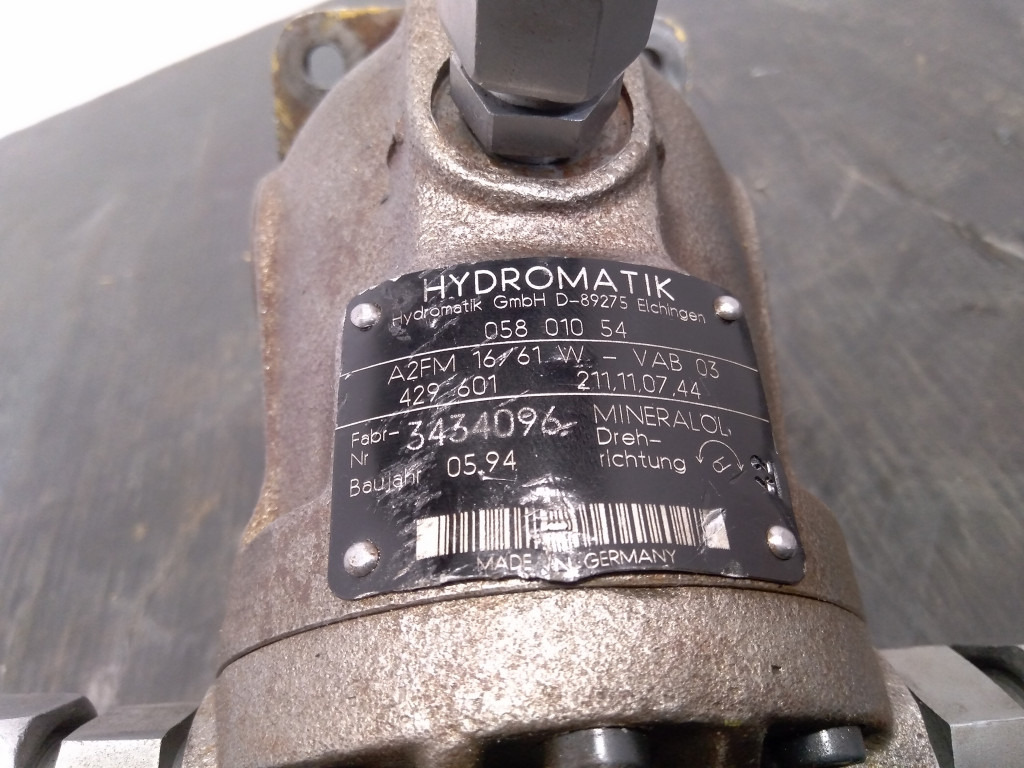 Hidravlični motor za Gradbeni stroj Hydromatik A2FM16/61W-VAB03 -: slika 4