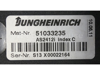ECU za Oprema za rokovanje z materiali Jungheinrich 51033235 Rij regeling Drive controller AS2412i index C from ECE320SH year 2011 sn. S13X00022164: slika 2