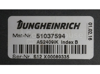 ECU za Oprema za rokovanje z materiali Jungheinrich 51037564 Drive/Lift controller AS2409 iK Index B 51075490 Sw. 1,27 sn. S12X00089335 for EJE220 year 2016: slika 2