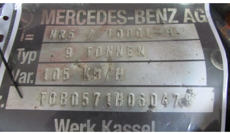 Pesto Mercedes-Benz As onderdelen 9 Tonnen: slika 3