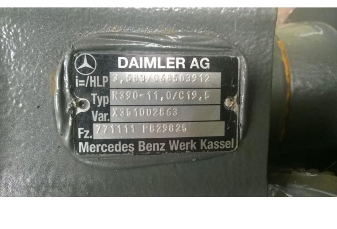 Zadnja os za Tovornjak Mercedes Benz Differentieel R390-11.0/C19.5: slika 3
