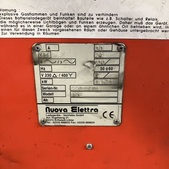 Električni sistem za Oprema za rokovanje z materiali Nuova Elettra 24V/30A RpF: slika 6