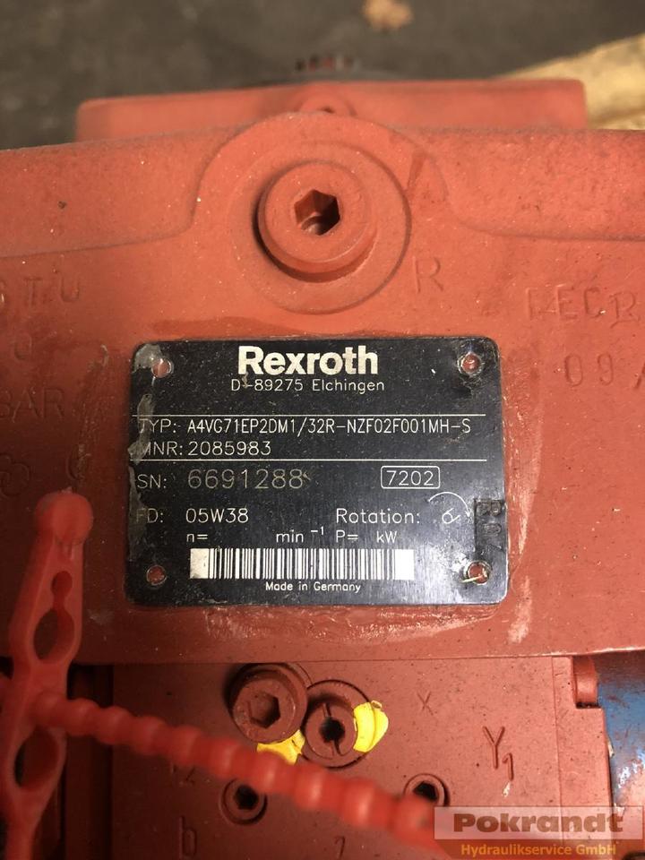 Hidravlična črpalka Rexroth Bosch A4VG71EP2DM1 32R NZF02F001MH-S: slika 2