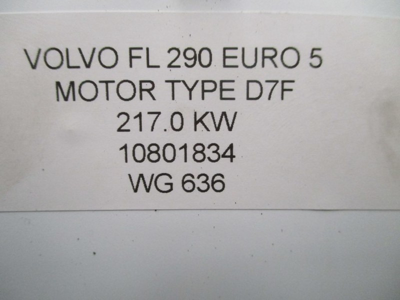 Motor za Tovornjak Volvo 10801834 D7F 217.0KW MOTOR EURO 5: slika 6