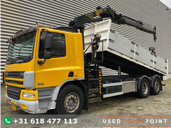 Tovornjak prekucnik, Tovornjak z dvigalom DAF CF 75.310 / Palfinger PK15002 / Kipper / Manual / Euro 5 / TUV: 4-2023 / NL Truck: slika 1