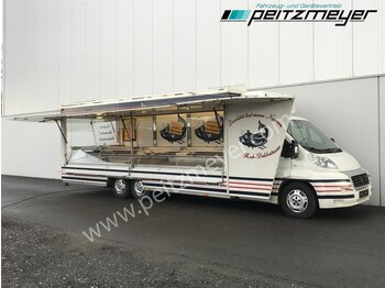 Tovornjak s hrano IVECO FIAT (I) Ducato Verkaufswagen 6,3 m + Kühltheke, Fritteuse: slika 2