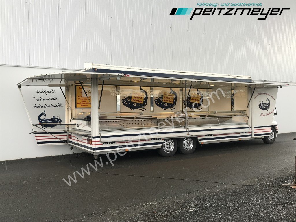 Tovornjak s hrano IVECO FIAT (I) Ducato Verkaufswagen 6,3 m + Kühltheke, Fritteuse: slika 5
