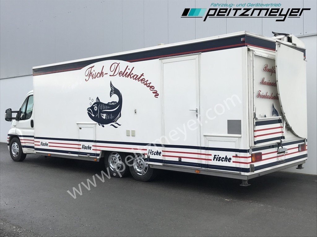 Tovornjak s hrano IVECO FIAT (I) Ducato Verkaufswagen 6,3 m + Kühltheke, Fritteuse: slika 4