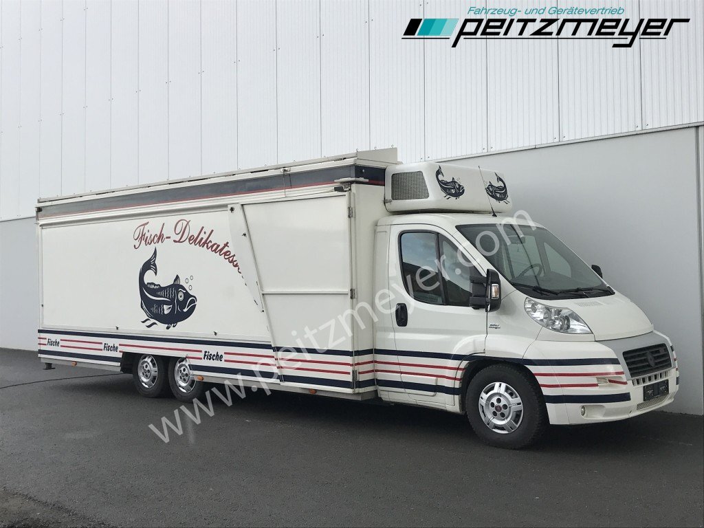 Tovornjak s hrano IVECO FIAT (I) Ducato Verkaufswagen 6,3 m + Kühltheke, Fritteuse: slika 3