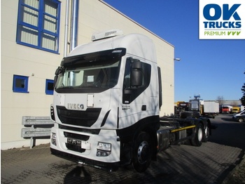 Kontejnerski tovornjak/ Tovornjak z zamenljivim tovoriščem IVECO Stralis AS260S48Y/FPCM Euro6 Intarder Klima AHK ZV: slika 1