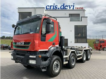 Kotalni prekucni tovornjak Iveco 340T45 Trakker 8x4 Eurolift Hakengerät | Euro 5: slika 1