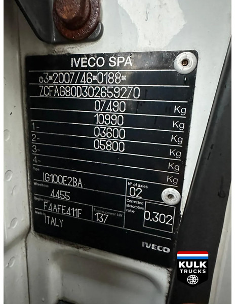 Izotermični tovornjak Iveco EUROCARGO 80 190 DAY NIGHT REFRIG. / TAIL LIFT: slika 16